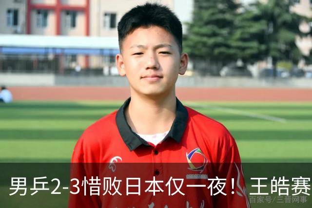 男乒2-3惜败日本仅一夜！王皓赛后竟这样说，林诗栋直言太实在