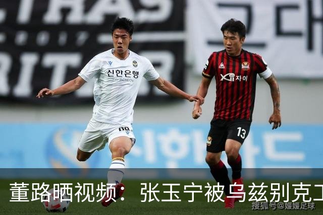 董路晒视频：张玉宁被乌兹别克工作人员掐脖子，找裁判投诉无果